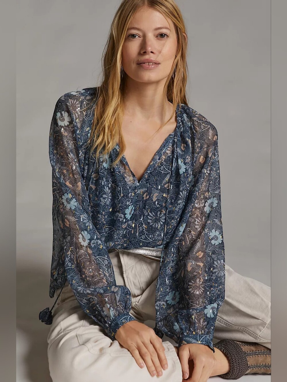 Let Me Be Puff-Sleeved Blouse